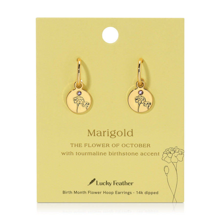 Birth Month Flower Earrings
