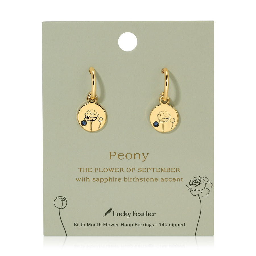 Birth Month Flower Earrings