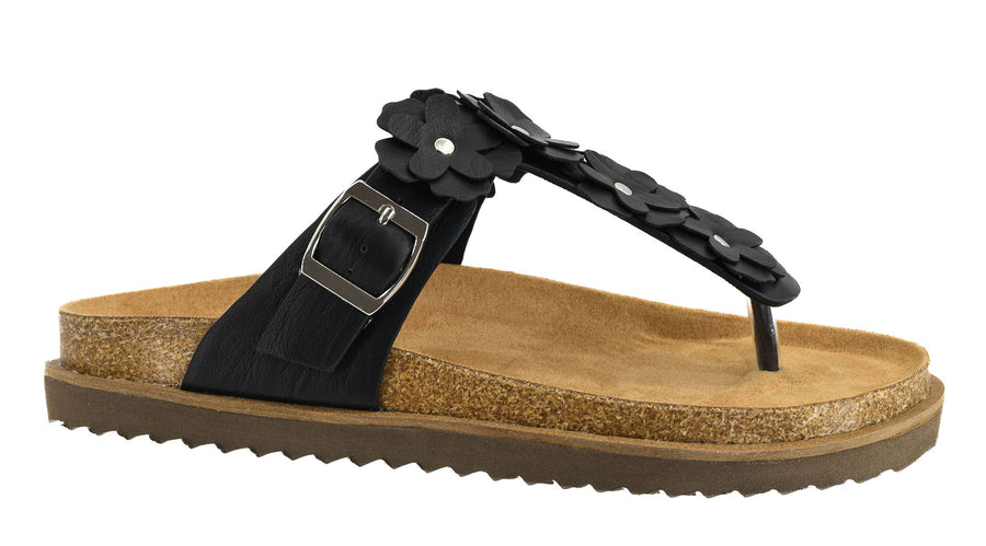 Bless Her Heart Sandal- Black