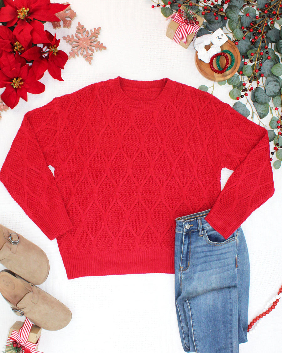 WAREHOUSE ONLY Carson Pullover - Red