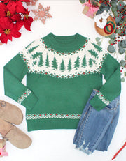 WAREHOUSE ONLY Christmas Trees Sweater