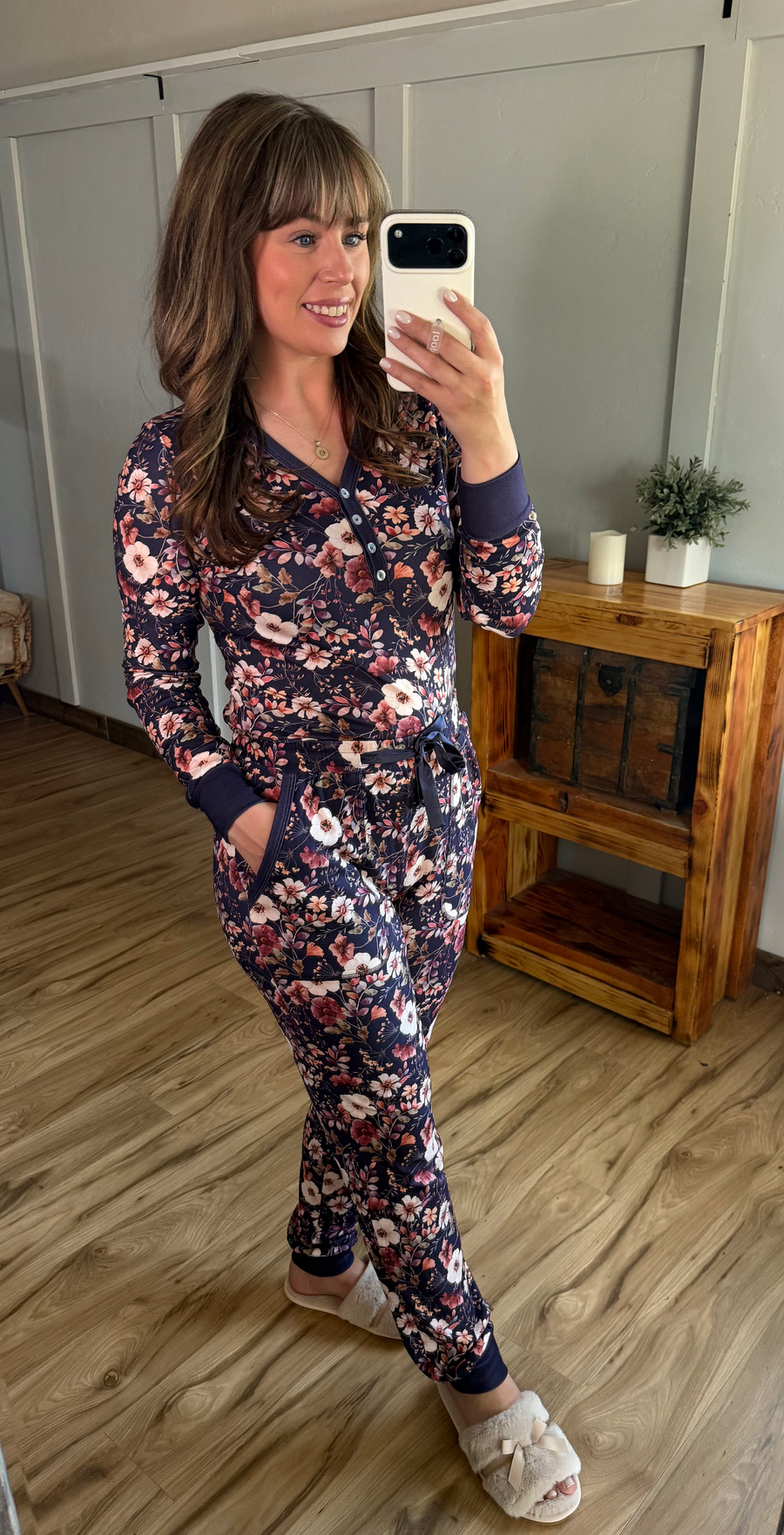 WAREHOUSE ONLY Cozy Pajama Set - Blushwood Floral