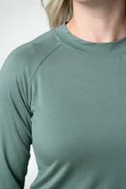 WAREHOUSE ONLY Blair Long Sleeve Top - Dusty Jade