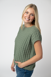 WAREHOUSE ONLY Kelly Knitted Top - Sage