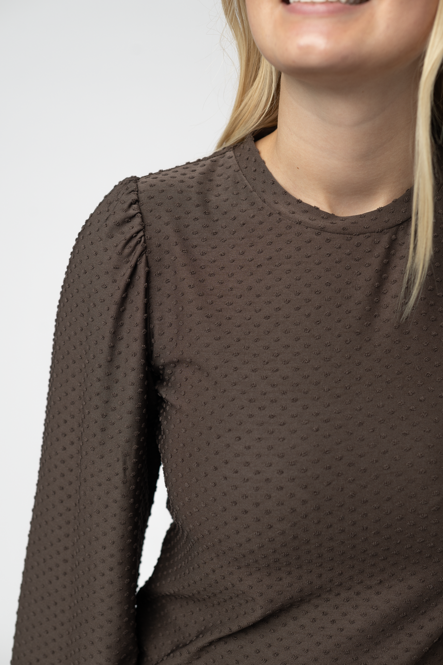 WAREHOUSE ONLY Miranda Dot Top - Brown