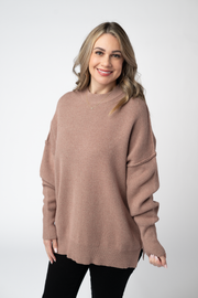 WAREHOUSE ONLY Aurora Cozy Sweater - Rose Gold
