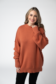 WAREHOUSE ONLY Aurora Cozy Sweater - Pumpkin Spice