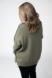 WAREHOUSE ONLY Aurora Cozy Sweater - Light Olive