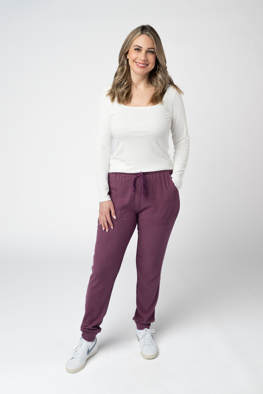 WAREHOUSE ONLY Corrine Joggers - Plum
