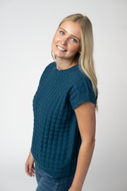 WAREHOUSE ONLY Kelly Knitted Top - Teal