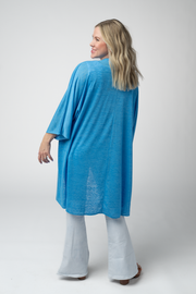 WAREHOUSE ONLY Ellie Cover-Up Kimono - Light Blue FINAL SALE