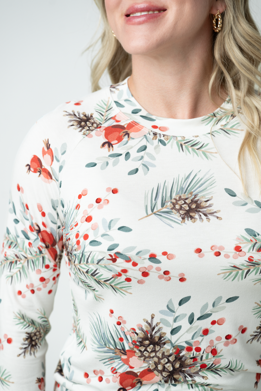 WAREHOUSE ONLY Blair Long Sleeve Top - Pineberry