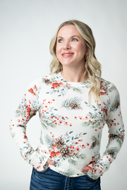 WAREHOUSE ONLY Blair Long Sleeve Top - Pineberry