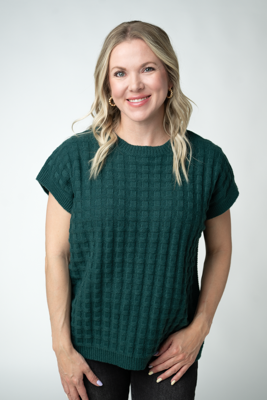 WAREHOUSE ONLY Kelly Knitted Top - Evergreen
