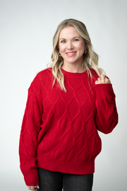 WAREHOUSE ONLY Carson Pullover - Red
