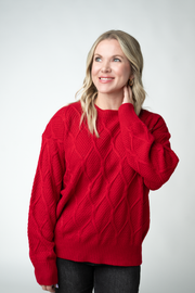 WAREHOUSE ONLY Carson Pullover - Red