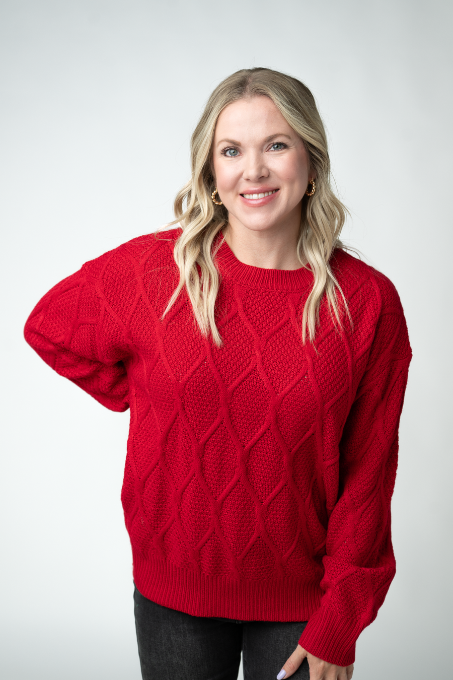 WAREHOUSE ONLY Carson Pullover - Red