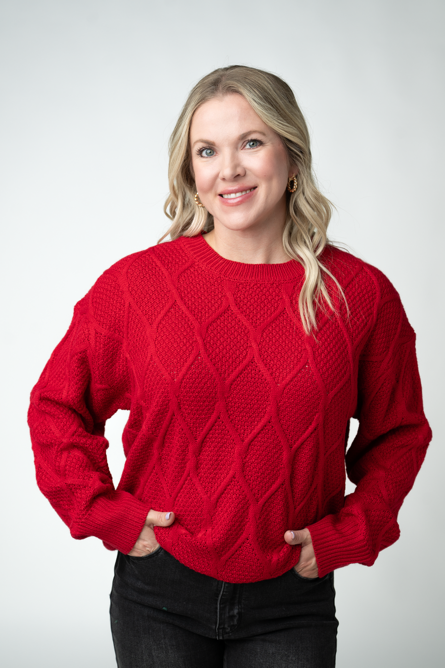 WAREHOUSE ONLY Carson Pullover - Red