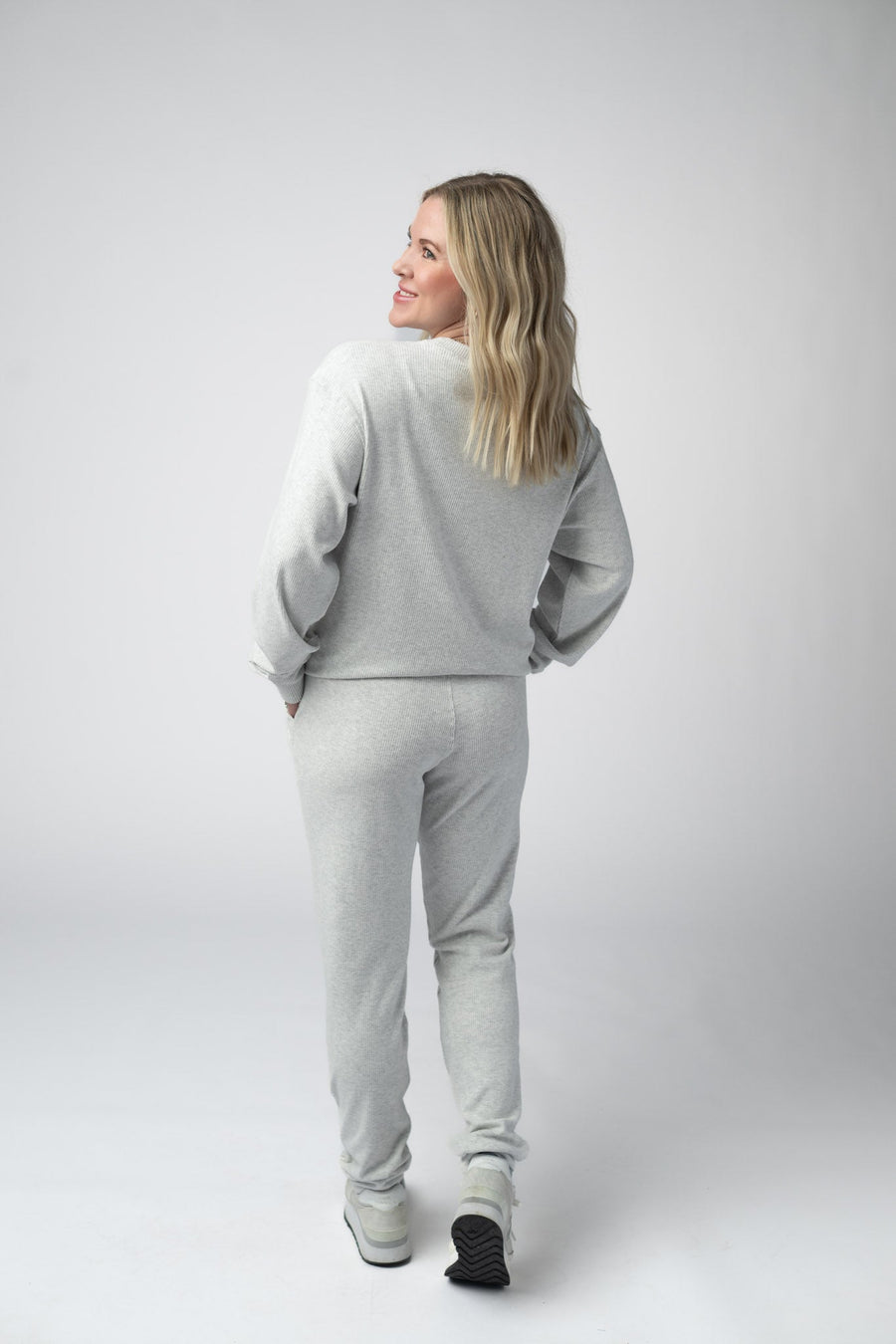 WAREHOUSE Corrine Joggers - Light Grey