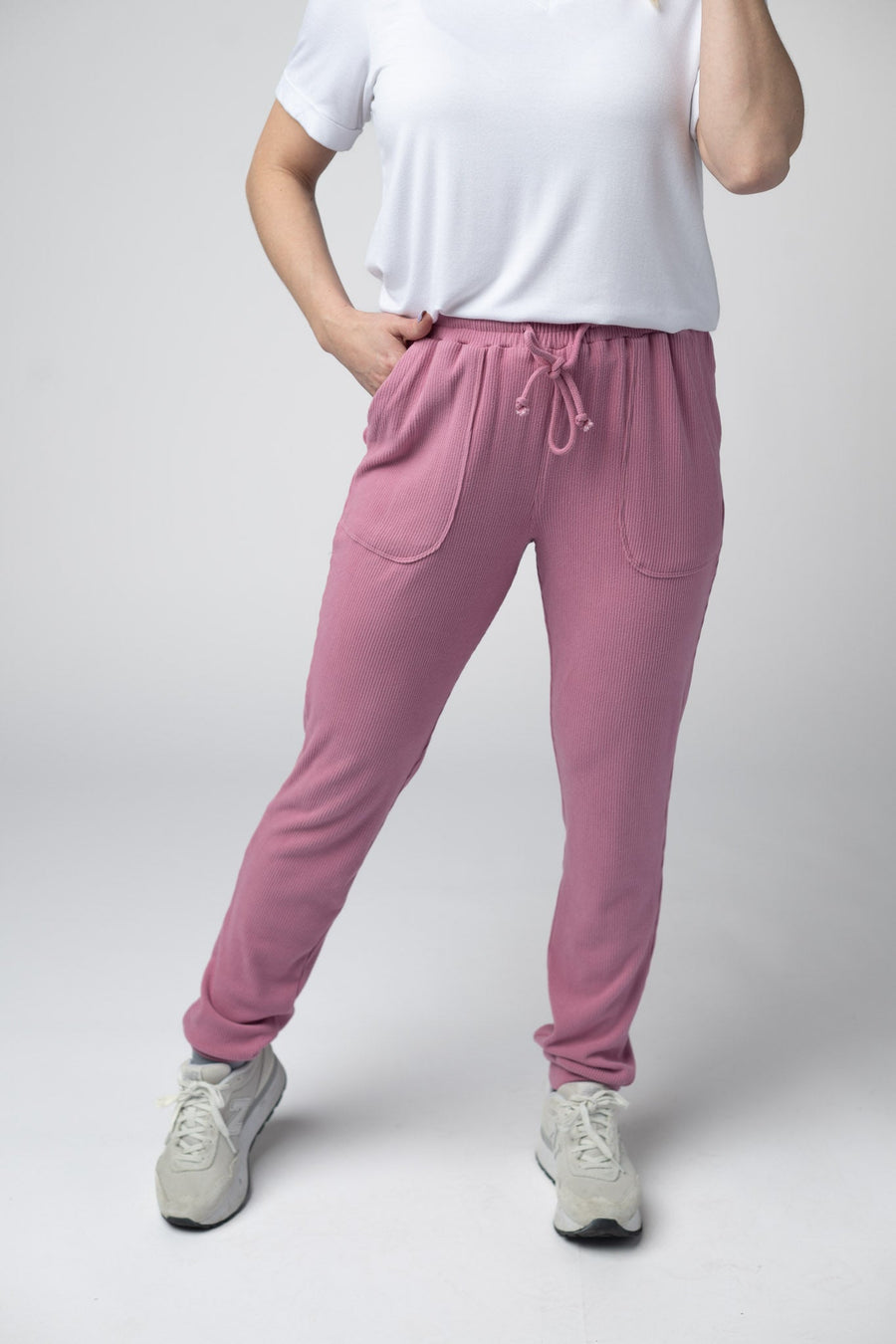 WAREHOUSE Corrine Joggers - Rose