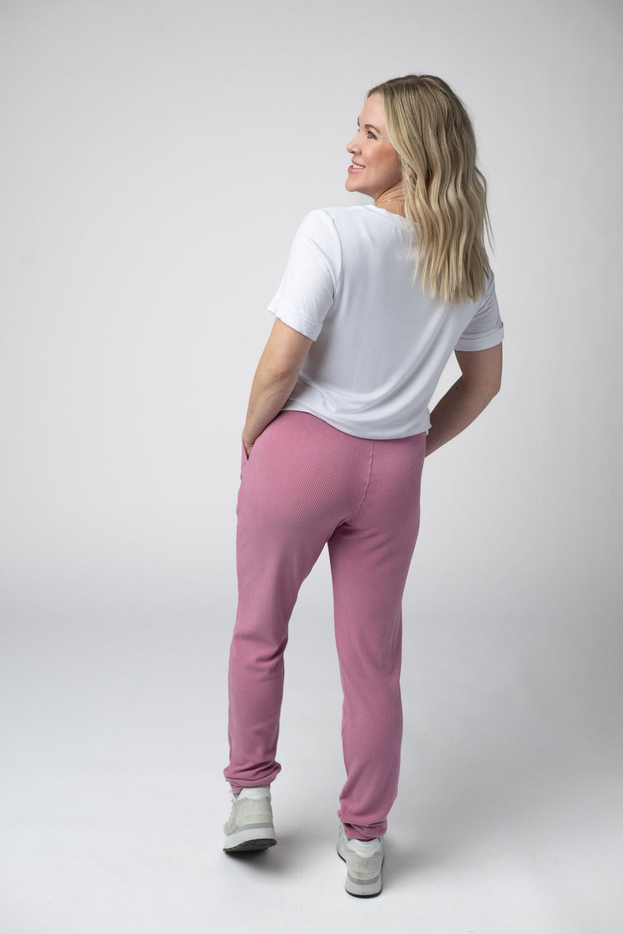 WAREHOUSE Corrine Joggers - Rose