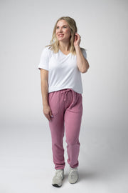 WAREHOUSE Corrine Joggers - Rose