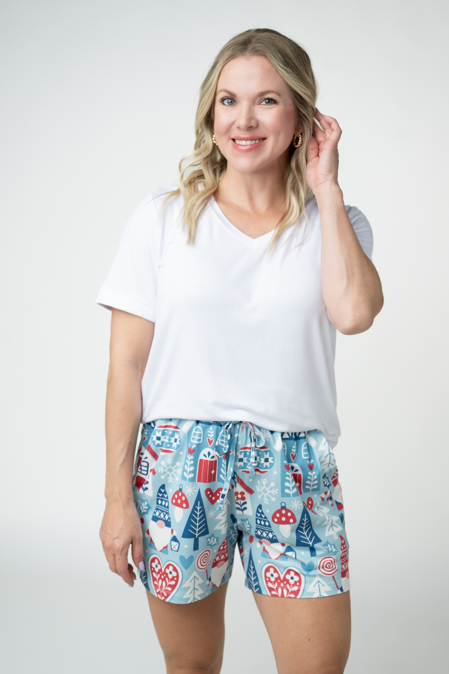WAREHOUSE ONLY Jamie Lounge Shorts - Winter Gnome