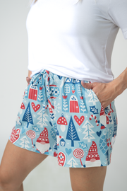 WAREHOUSE ONLY Jamie Lounge Shorts - Winter Gnome
