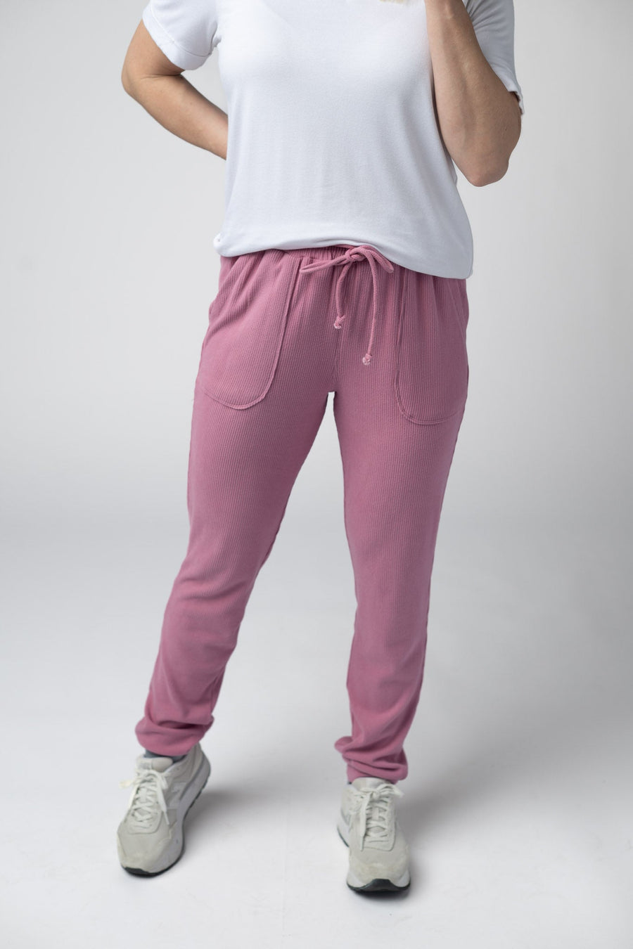 WAREHOUSE Corrine Joggers - Rose