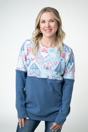 WAREHOUSE ONLY Natalie Pullover - Winter Gnome and Blue