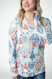 WAREHOUSE ONLY Larissa Long Sleeve - Winter Gnome