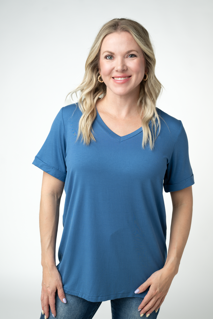 WAREHOUSE ONLY Sophie Top - Winter Blue