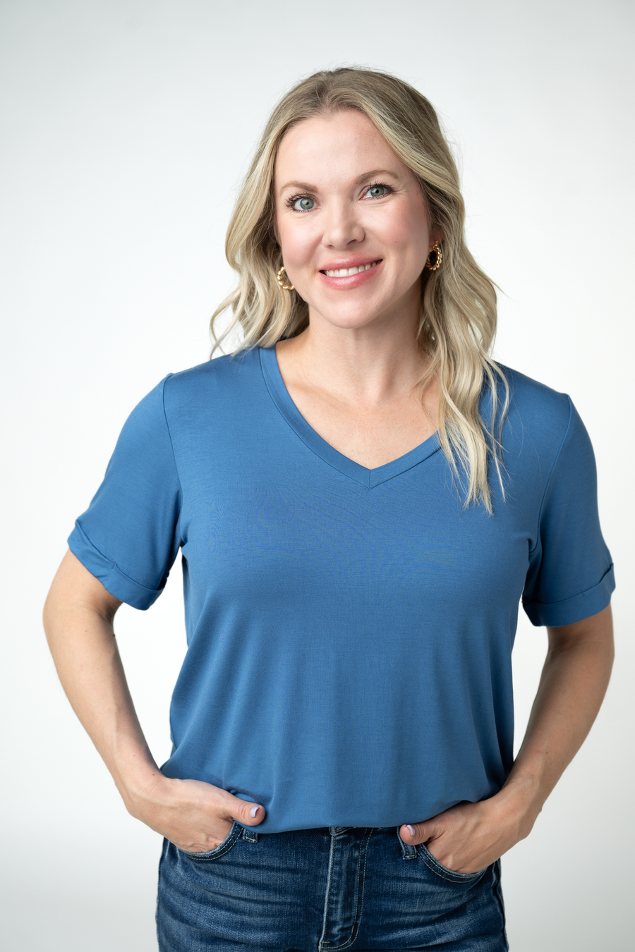 WAREHOUSE ONLY Sophie Top - Winter Blue