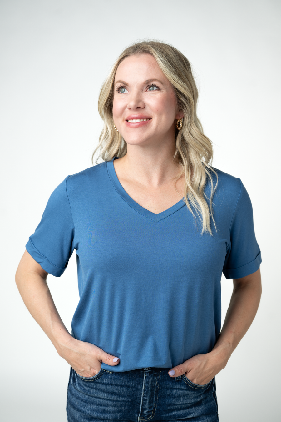 WAREHOUSE ONLY Sophie Top - Winter Blue