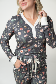WAREHOUSE ONLY Cozy Pajama Set - Wildflower Meadow