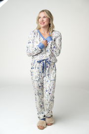 WAREHOUSE ONLY Cozy Pajama Set - Olive Meadow