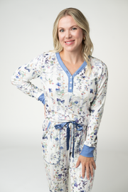 WAREHOUSE ONLY Cozy Pajama Set - Olive Meadow