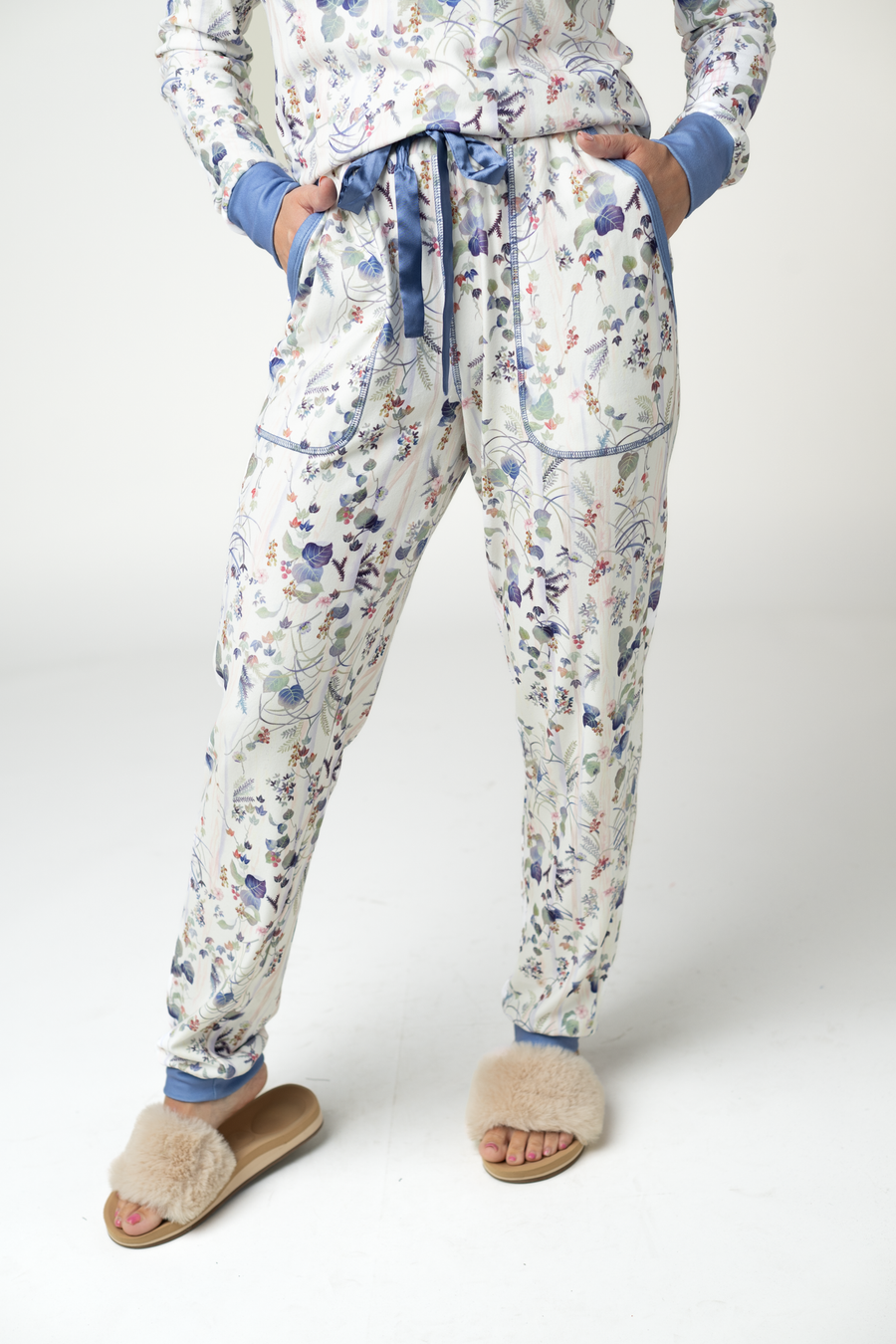 WAREHOUSE ONLY Cozy Pajama Set - Olive Meadow