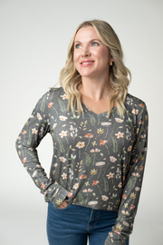 WAREHOUSE ONLY Larissa Long Sleeve - Wildflower Meadow