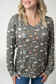 WAREHOUSE ONLY Larissa Long Sleeve - Wildflower Meadow