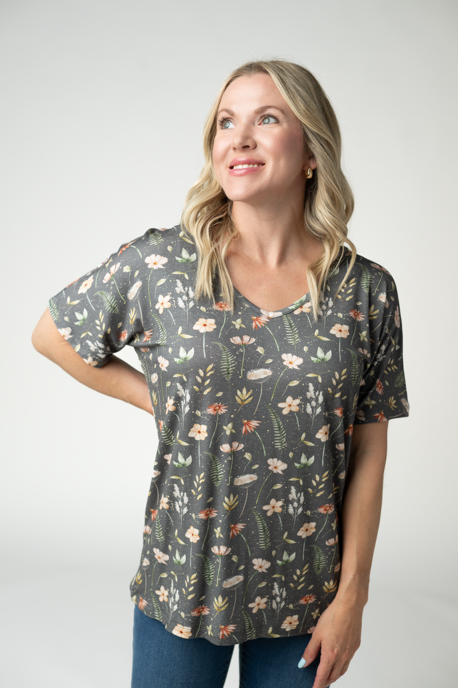 WAREHOUSE ONLY Chloe Cozy Top - Wildflower Meadow