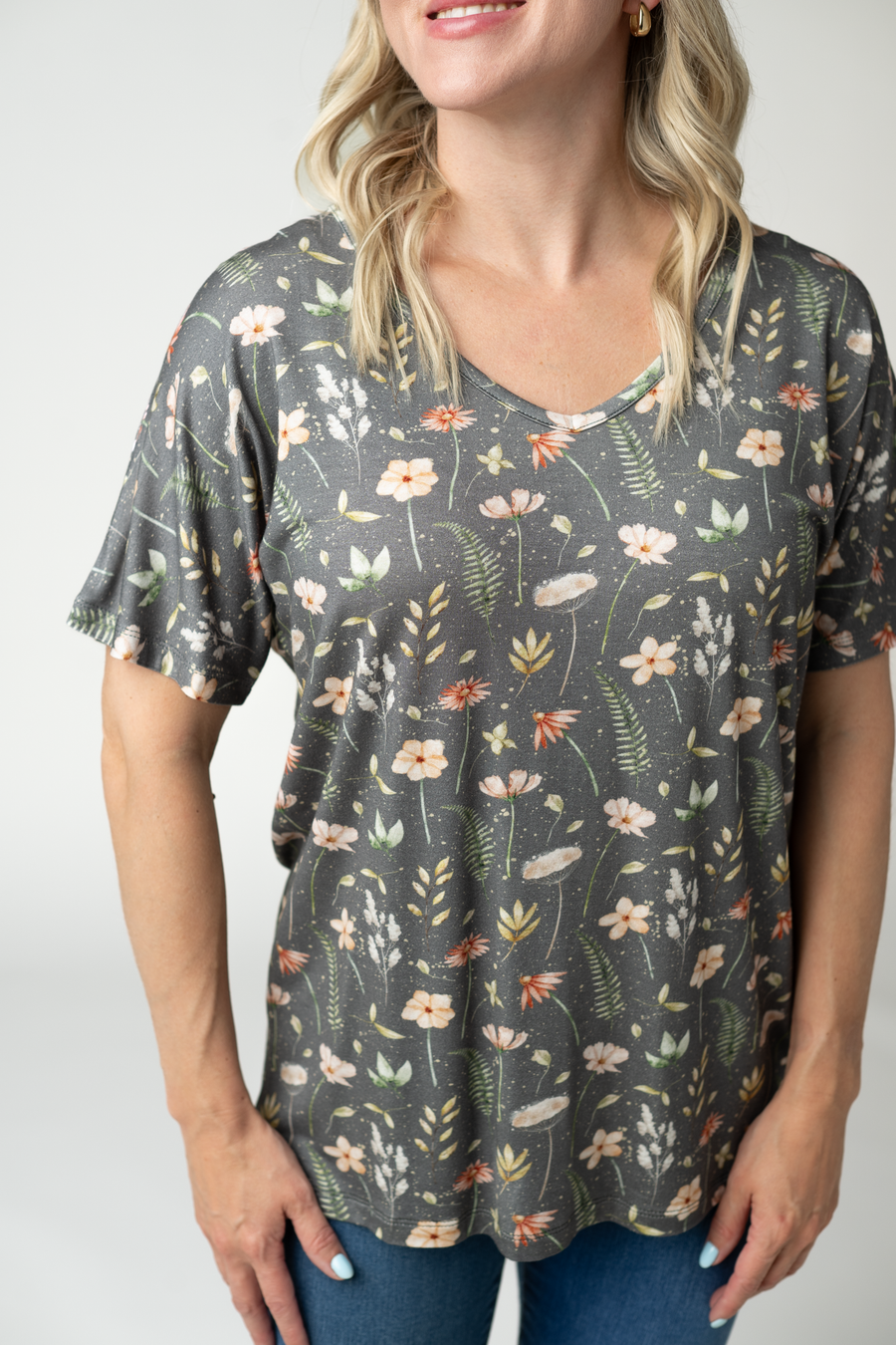 WAREHOUSE ONLY Chloe Cozy Top - Wildflower Meadow
