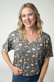 WAREHOUSE ONLY Chloe Cozy Top - Wildflower Meadow