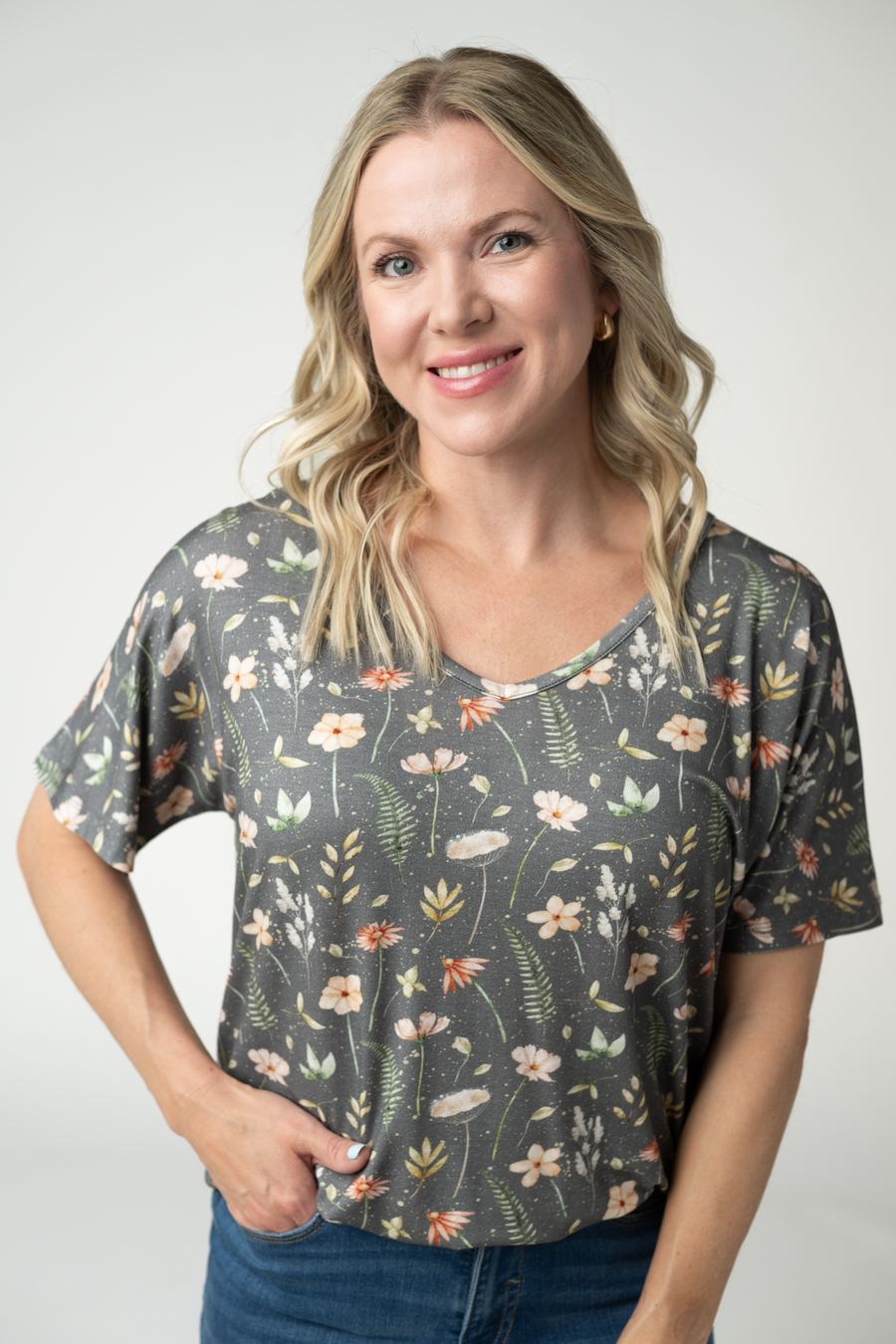 WAREHOUSE ONLY Chloe Cozy Top - Wildflower Meadow