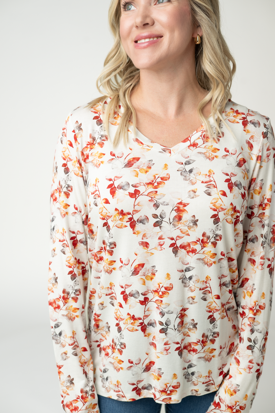 WAREHOUSE ONLY Larissa Long Sleeve - Autumn Watercolor