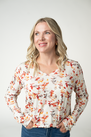 WAREHOUSE ONLY Larissa Long Sleeve - Autumn Watercolor
