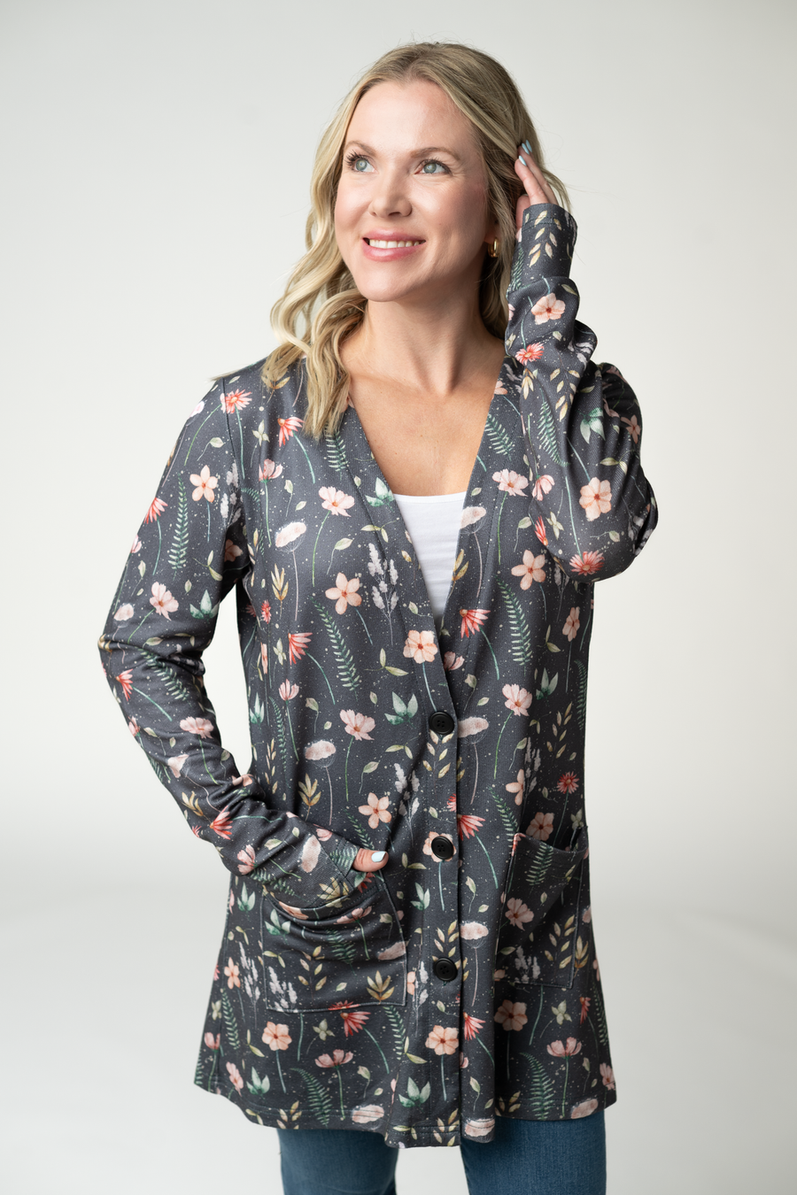 WAREHOUSE ONLY Cori Cardigan - Wildflower Meadow