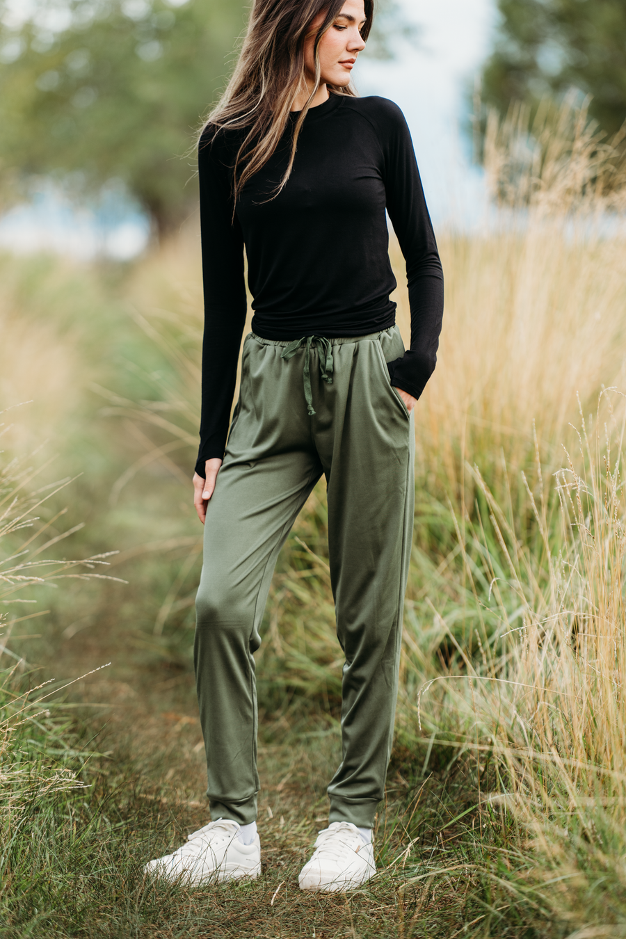 WAREHOUSE ONLY Cloud Joggers - Olive