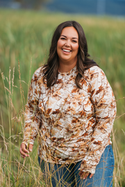WAREHOUSE ONLY Blair Long Sleeve Top - Woodsy Camo