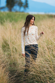 WAREHOUSE ONLY Blair Long Sleeve Top - Harvest Bows